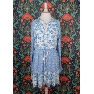 blue dress for baby girl House Of Harlow 1960 x Revolve Althea Light Blue Dress NWT